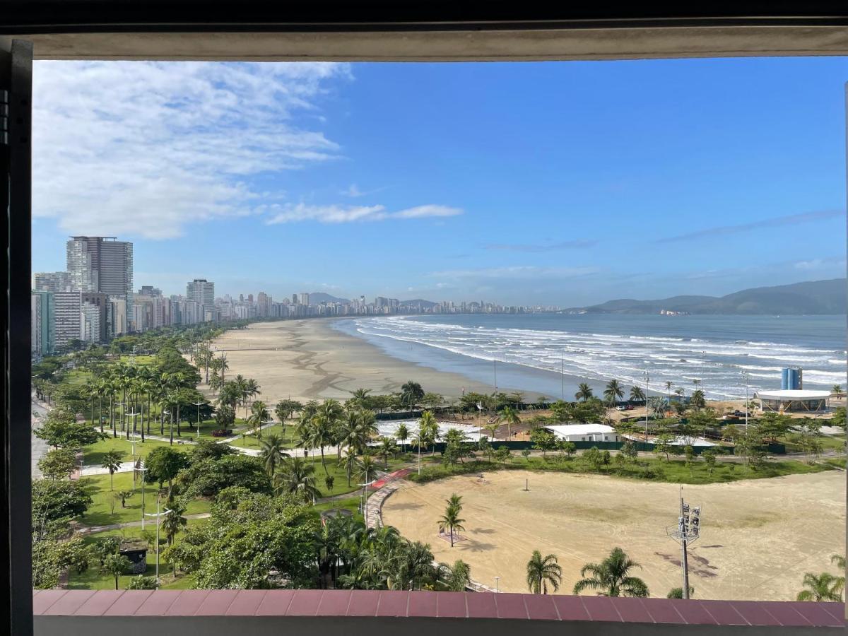 Pe Na Areia Em Santos! Que Vista Mar! Διαμέρισμα Σάντος Εξωτερικό φωτογραφία
